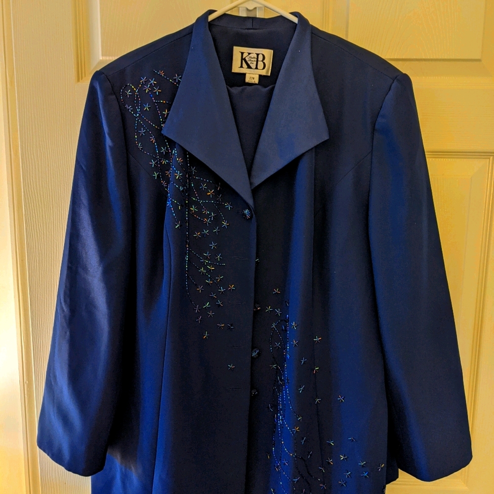 Pantsuit with skirt